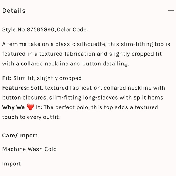 NWOT Free People Girl Next Door Polo in Ivory Size XL - Picture 5 of 7